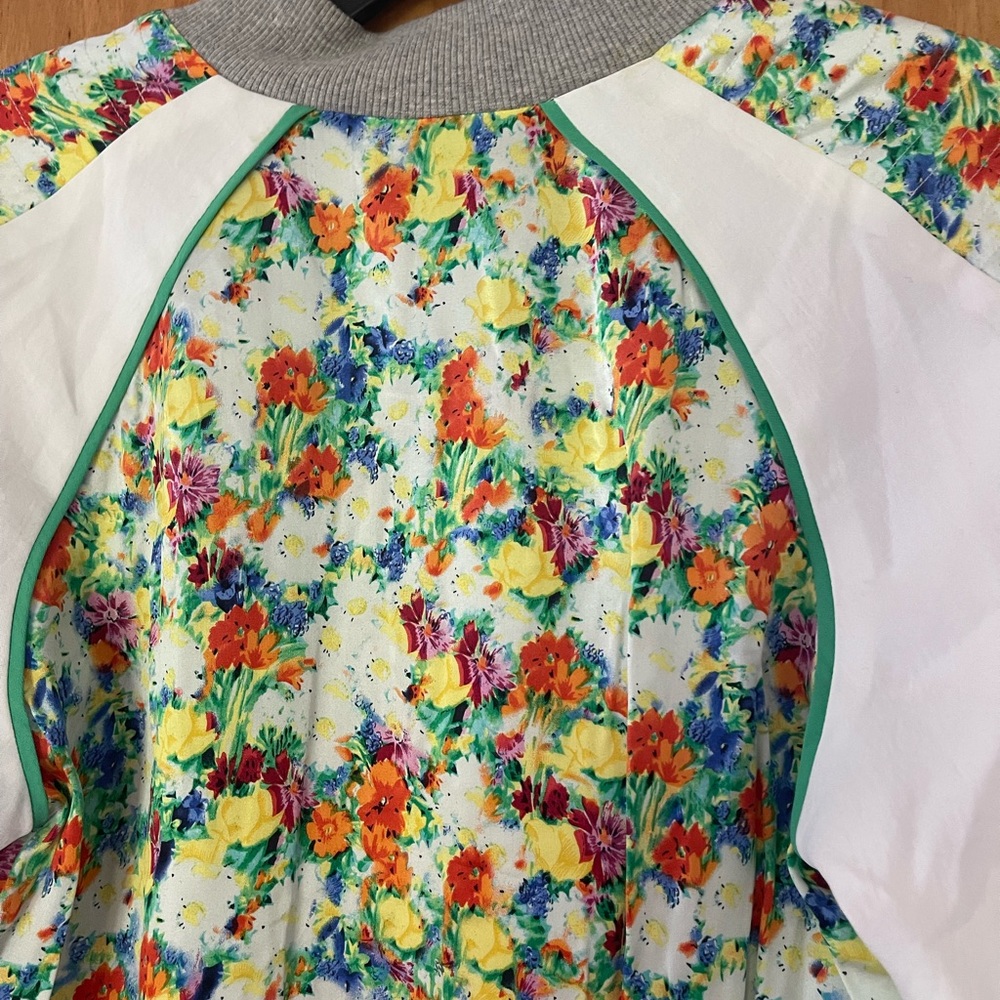 Rebecca Minkoff Silk Zip Up Jacket - Picture 5 of 15